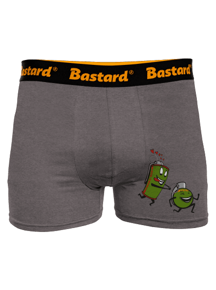 Boom of love boxerky Gray Melange