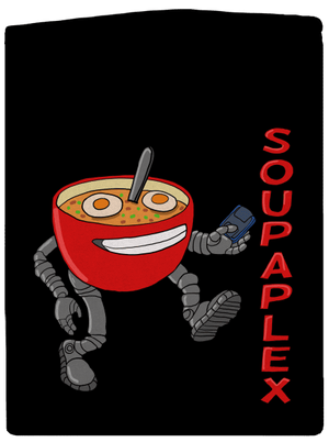 Soupaplex dámska mikina na zips Black