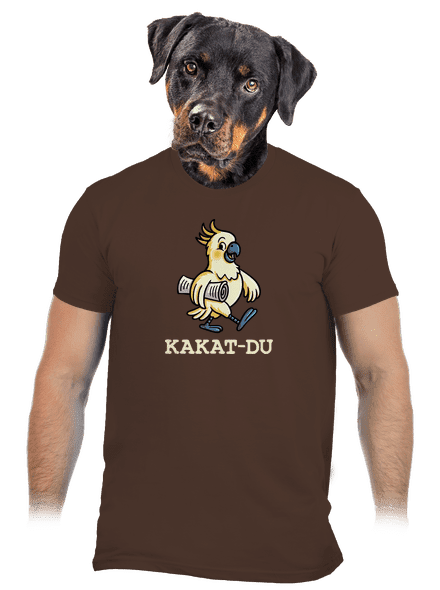 Kakat-du pánske tričko Brown