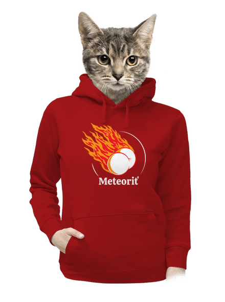Meteoriť dámska mikina klokanka Red Mal