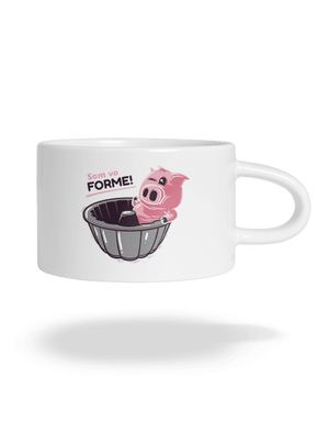 Vo forme hrnček makronka White