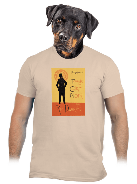 Le Chat Noir pánske tričko Sand