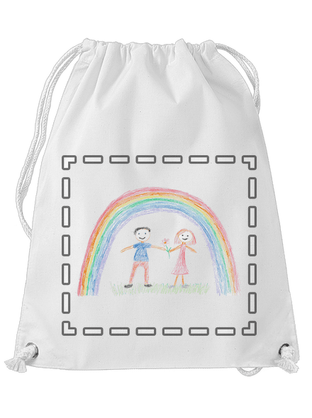 Detské kresby - Nahraj vlastnú vak White
