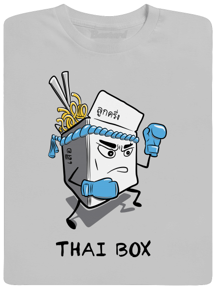Thai box pánske tričko Pacific Grey