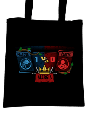 Príroda vs. človek taška Black