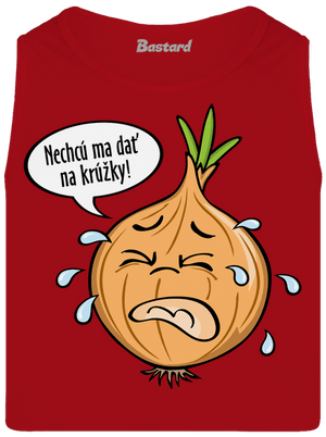 Cibuľa na krúžky pánske tielko Red