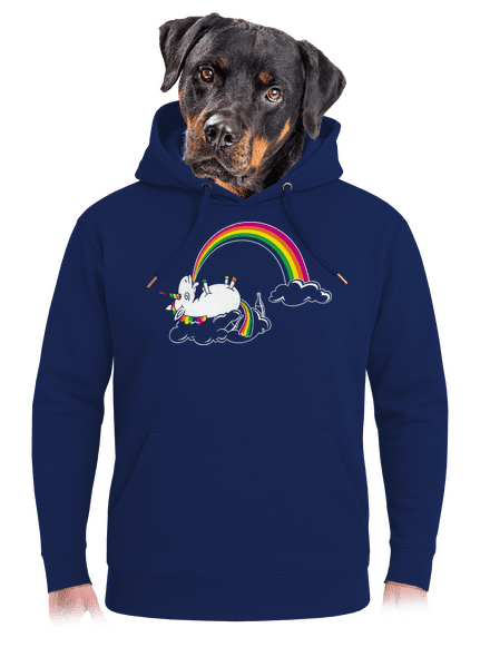 Tajomstvo dúhy unisex mikina premium Navy