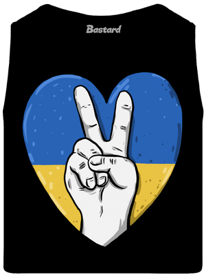 Ukrajina - Mier pánske tielko Black