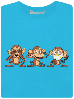 Opičky dámske tričko Blue Atol