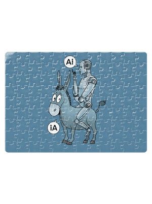 Somár a AI puzzle White