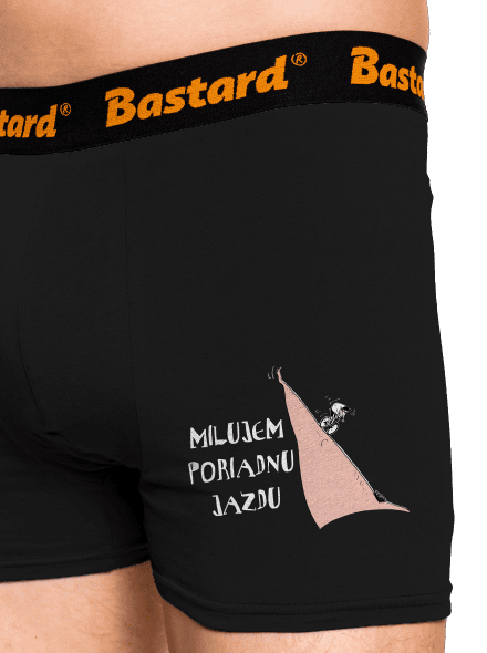 Milujem jazdu boxerky Black