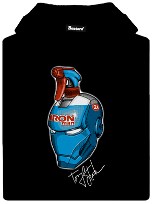 Čistič okien dámska mikina klokanka Black