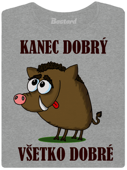 Kanec dobrý dámske tričko Dark Gray Melange