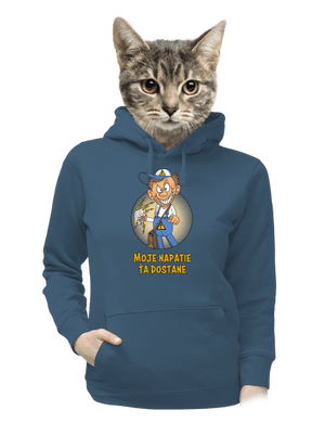 dámska mikina klokanka