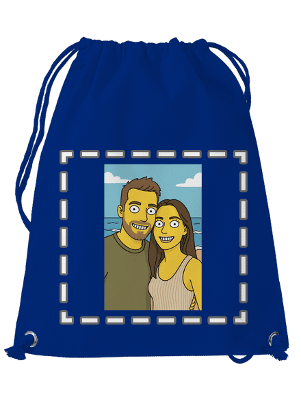 Simpsonovi z vlastnej fotky vak Royal Blue Mal