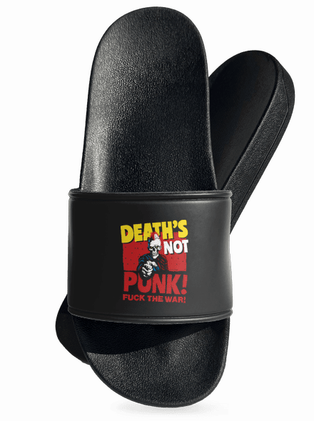 Death's not punk šľapky Black