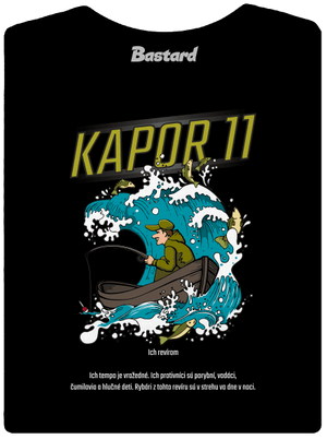 Kapor 11 dámske tričko Black