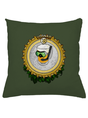 Pivný horoskop: Vodnár vankúš Olive Green