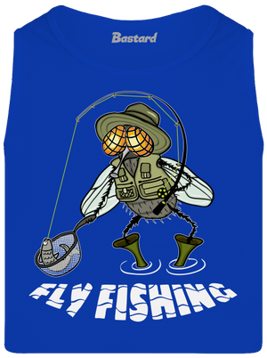 Fly fishing pánske tielko Royal Blue