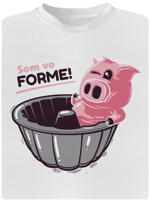 Vo forme pánske športové tričko White