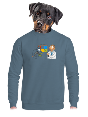 unisex mikina bez kapucne