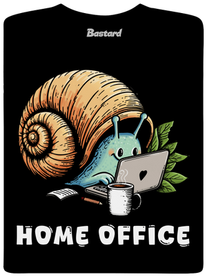 Slimákov home office pánske tričko Black
