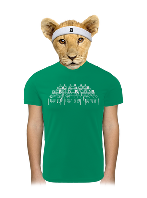 Cimrman: Debil, blbeček detské športové tričko Kelly Green Mal