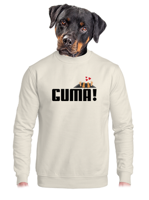 unisex mikina bez kapucne