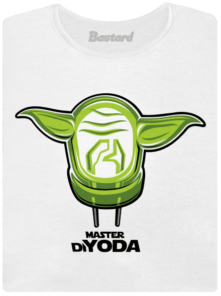 Mistr DiYoda dámske tričko s lemom White