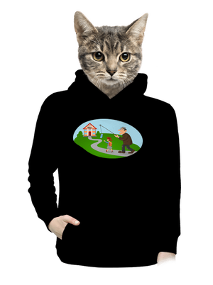 Naspäť do školy dámska mikina klokanka Black