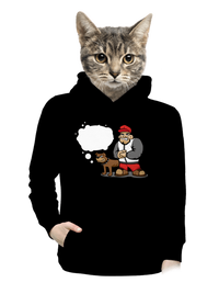 dámska mikina klokanka