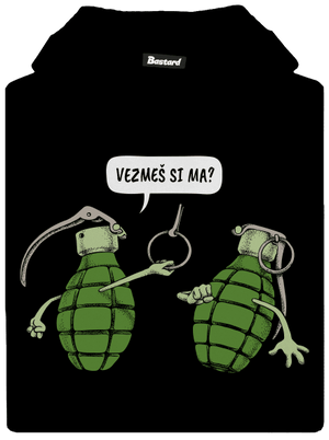 Granáty detská mikina klokanka Black