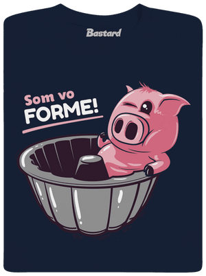 Vo forme pánske tričko Navy