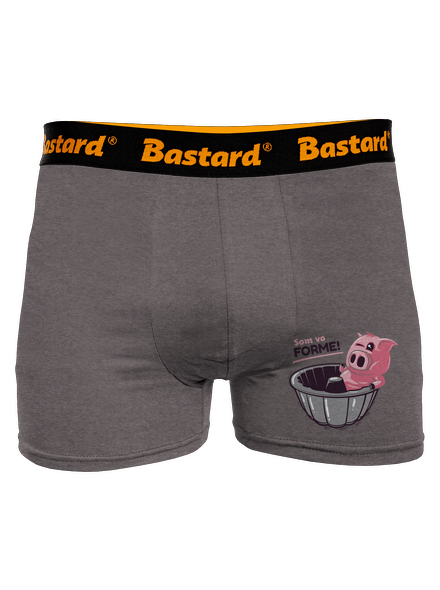 Vo forme boxerky Gray Melange