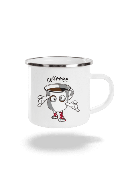 Zombie kafe plecháčik White