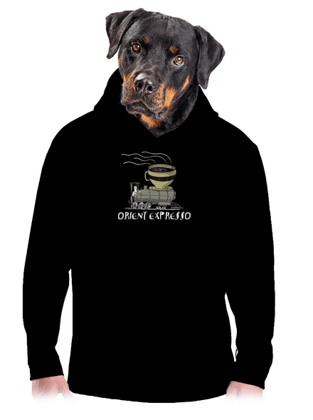 Orient expresso pánska mikina klokanka Black