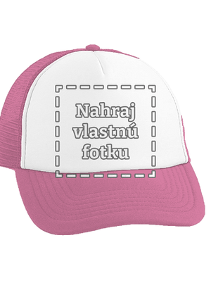 Vlastná potlač šiltovka truckerka Fluorescent Pink cap