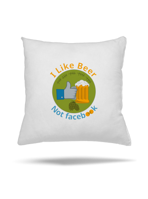 I like beer vankúš White