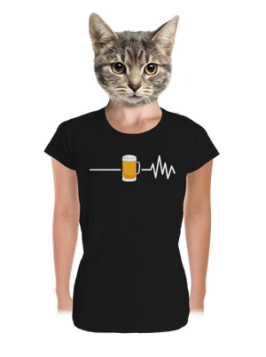 Beer help dámske tričko prémium Black