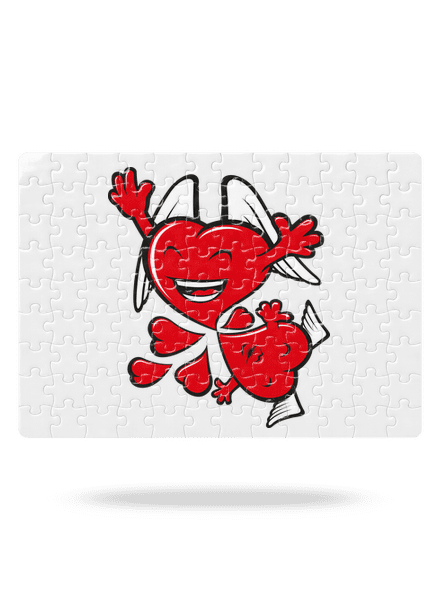 Lovers puzzle White
