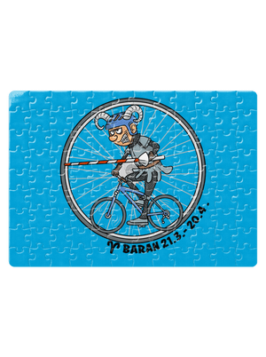 Cyklistický horoskop: Baran puzzle White