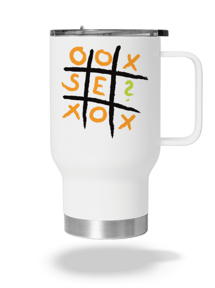 Piškvorky termohrnček White