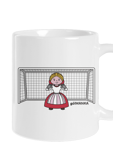 Gólmanka klasický hrnček White