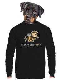 unisex mikina bez kapucne