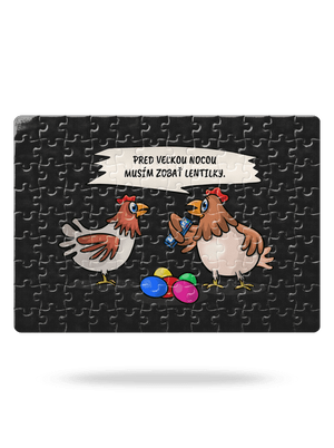 Sliepka pred Veľkou nocou puzzle White