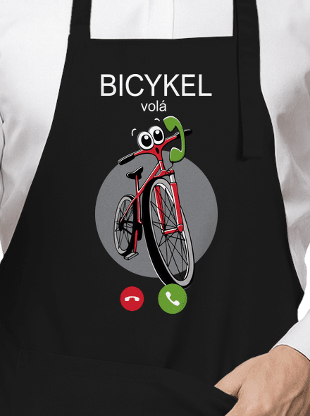Bicykel volá zástera Black