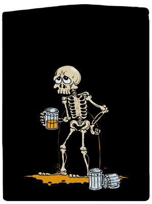 Kosťa pánska mikina na zips Black