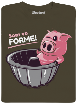 Vo forme pánske tričko Urban Khaki