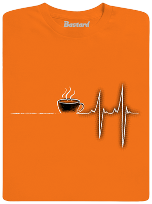 Coffee help pánske tričko Orange