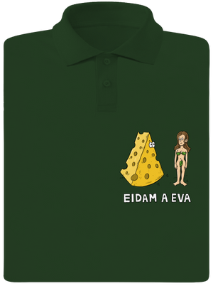 Eidam a Eva pánska polokošeľa Bottle Green Mal